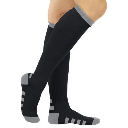 Compression Socks Black With Grey