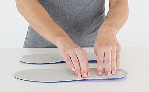 Pressing full length gel insoles