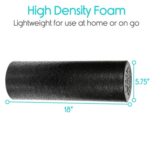 Black Foam Roller 18inch 6