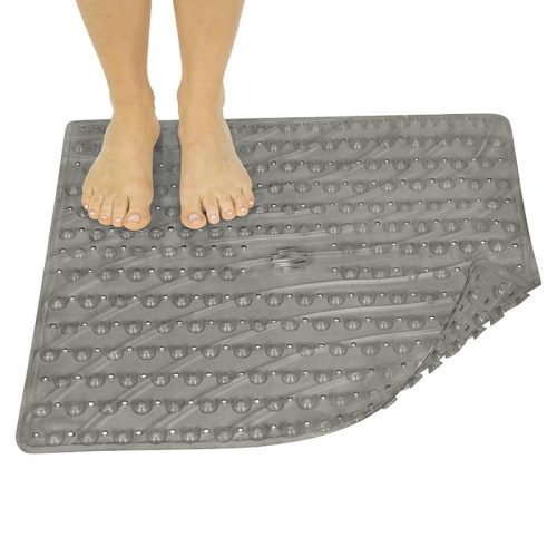 shower mat gray