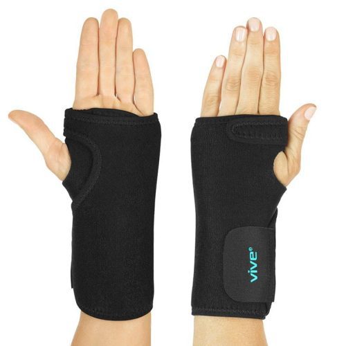 black wrist brace