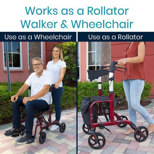 Image 2 Works as a Rollator Walker Wheelchair