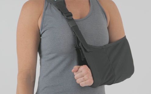 Wearing arm sling