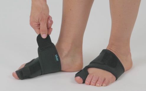 Strong strap of a bunion splint