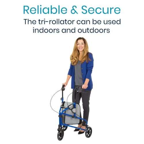 SafetyReliableSecure3wheelwalkerrollator