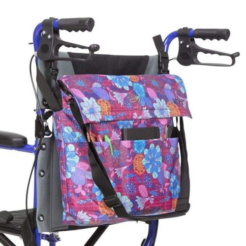 Wheelchair Bag purple floral